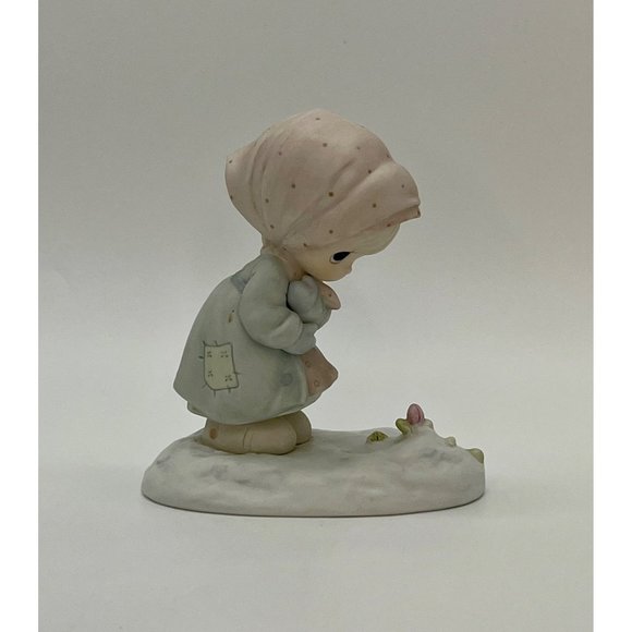 Samuel J. Butcher/Enesco Other - Vintage Precious Moments 1987 "February" Ceramic Figurine #109991 Girl & Flowers
